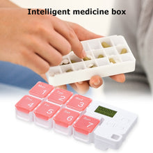 Load image into Gallery viewer, Smart 7-Day Pill Storage Box Electronic Timing Reminder Medicine Boxes Alarm Timer Pills Organizer Pill Drug Container
