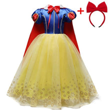 Load image into Gallery viewer, Girls Princess Costume Play Dress Up Costume Party Kids Halloween Cosplay Princess Dress School Play Costume
