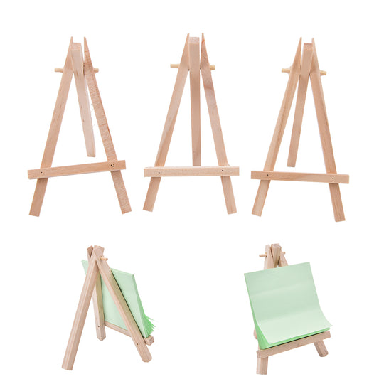 1pcs Wooden Mini Artist Easel Wood Wedding Table Card Stand Display Holder For Party Decoration 12.5*7cm
